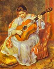 Haga click para ver la imagen ampliada a woman playing the guitar.jpg